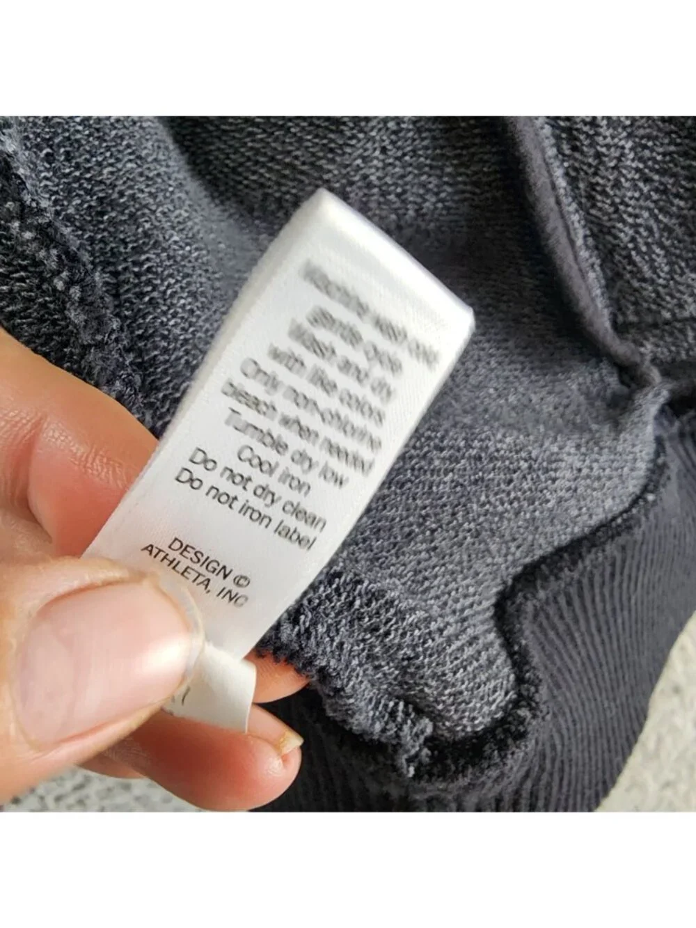 Athleta Jacket Womens Small Black Fleece Long Sleeve Open Shawl Collar